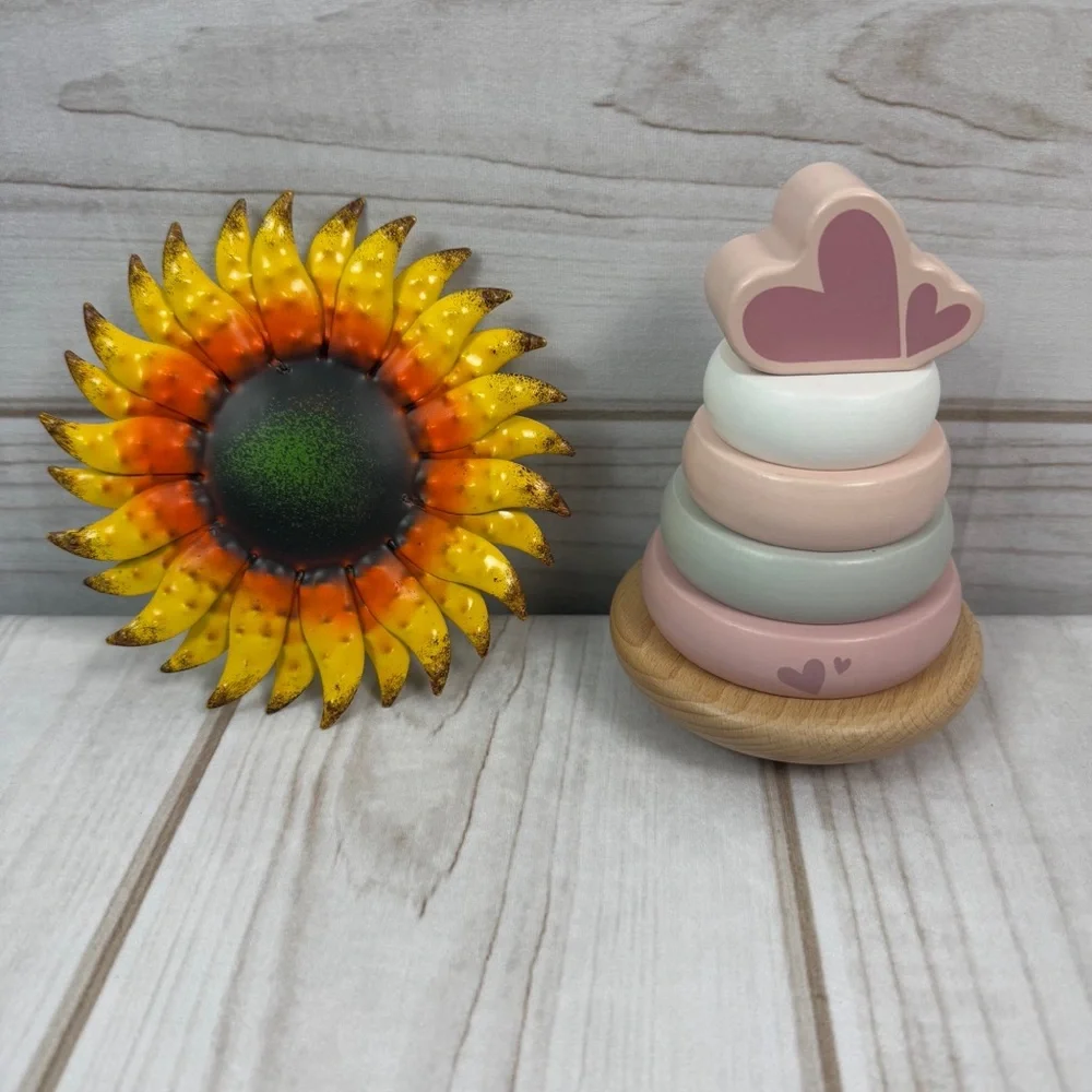 label label wood‎ stacking rings